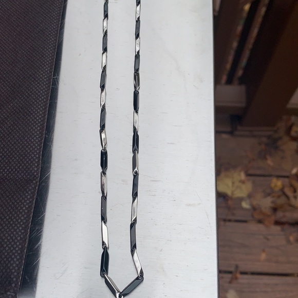 New 30” Black and silver chain. - Picture 2 of 8